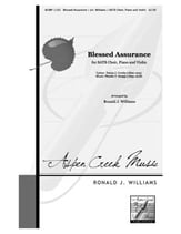 Blessed Assurance SATB choral sheet music cover